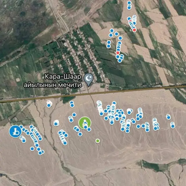 Кара-Шаар көрүстөнүнүн картасы