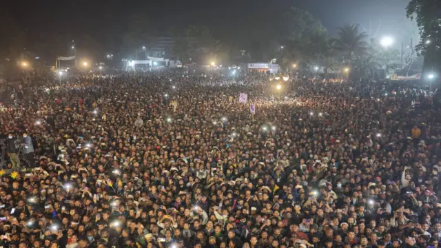 বিএনপির একটি সমাবেশের দৃশ্য