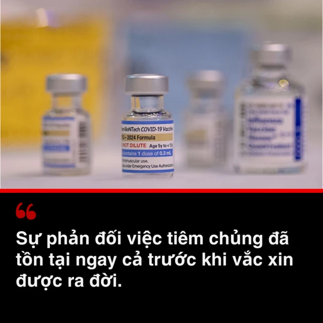 Sự phản đối việc tiêm chủng đã tồn tại ngay cả trước khi vắc xin ra đời