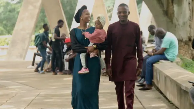 Aworan Oluwatoyin Tijani ati Ọkọ rẹ