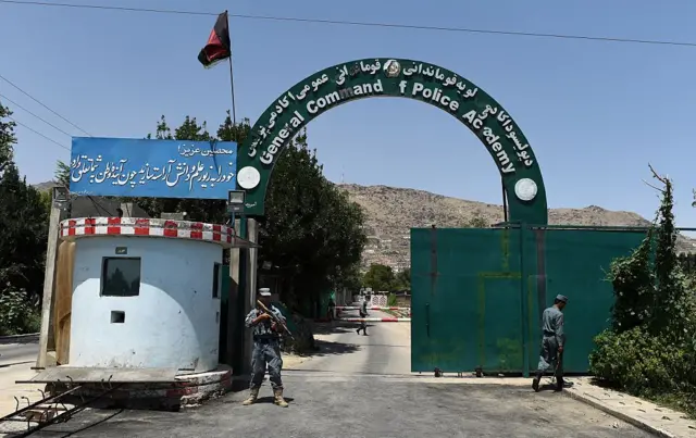 کابل پولیس اکیڈمی کا 2015 کا داخلی راستہ 