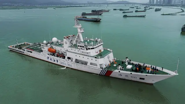 Tàu Hải Tuần 06 của Trung Quốc trong một hoạt động trên biển