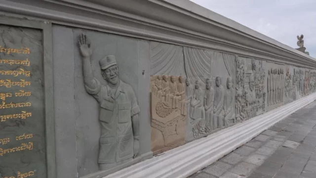 전승기념관에 설치된 조각