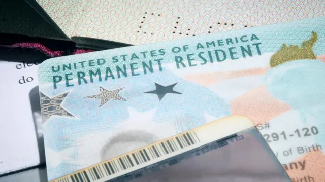 Green Card အထောက်အထားပုံ 