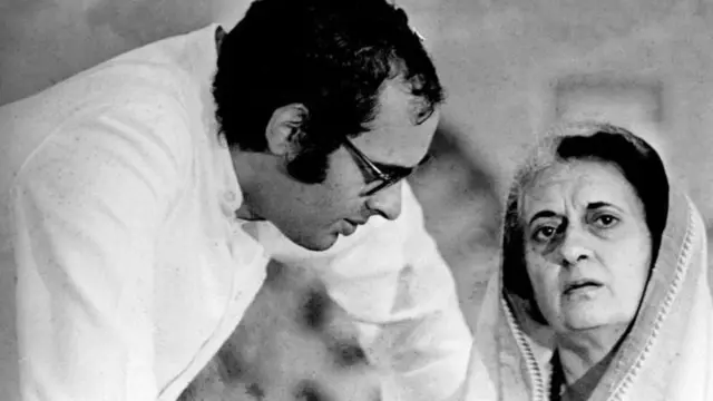 સંજય ગાંધી અને ઇન્દિરા ગાંધી