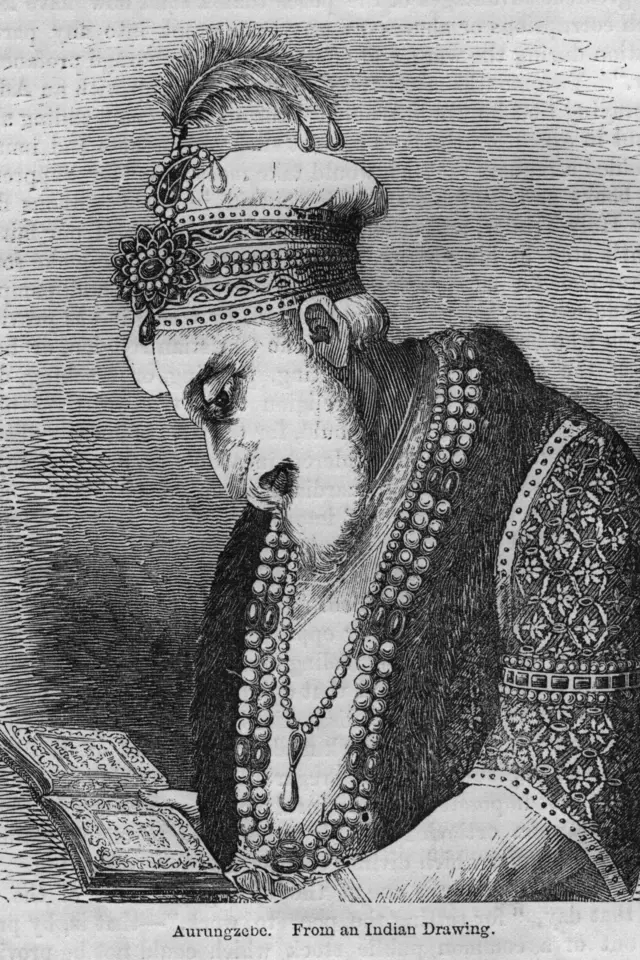 বাদশাহ আওরঙ্গজেবের একটি প্রাচীন স্কেচ
