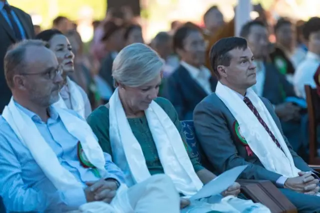  दलाई लामाको जन्मदिनका अवसरमा अमेरिका र ईयूसहित विभिन्न देशका कूटनीतिज्ञहरू सहभागी भएका थिए