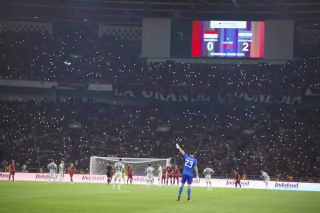 Pertandingan Indonesia Argentina