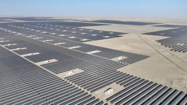 Солнечная ферма в пустыне Гоби