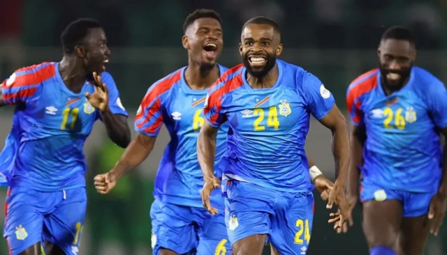 La RD Congo a tenu bon pour éliminer l'Egypte, sept fois championne, 8-7 aux tirs au but après un match nul 1-1