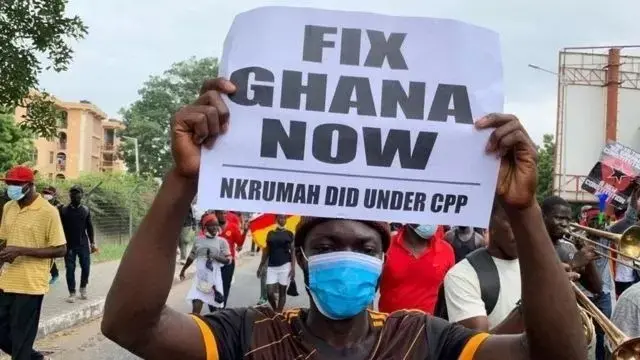 Ghana protest cost of living 