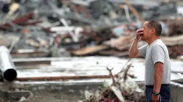 Tetemeko la ardhi la Mashariki ya Japani la 2011 liliacha maeneo makubwa ya nchi kuwa magofu