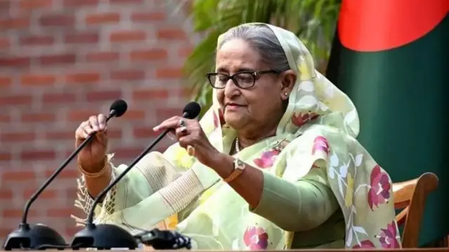 வங்கதேசத்தில் போராட்டம், ஷேக் ஹசீனா, ஷேக் முஜிபுர் ரஹ்மான் 