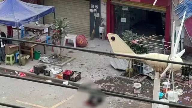 လက်နက်ကြီး ကျရောက်ပေါက်ကွဲခဲ့တဲ့နေရာ 