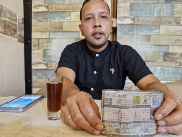 Alfrio Landra, warga di Medan, Sumatra Utara