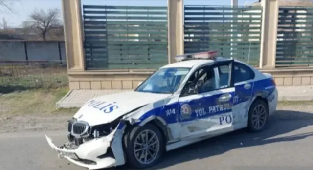 İmişli qəza yol polisi