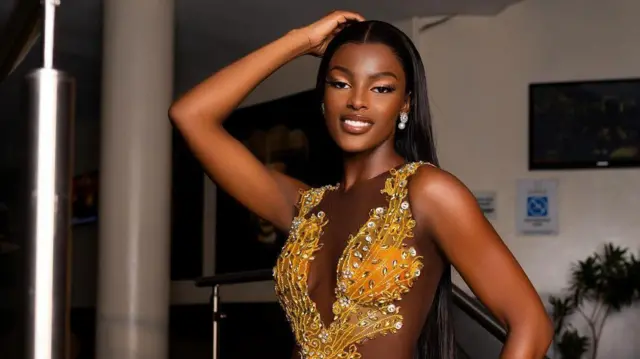 Chidimma Adetshina win Miss Universe Nigeria 2024: Miss Taraba wey South  Africa reject beat 24 odas to win - BBC News Pidgin