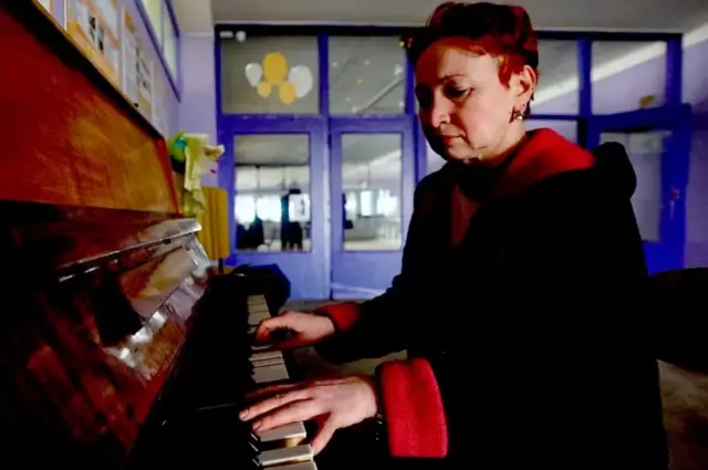 Iryna Babkina, professeur de piano.