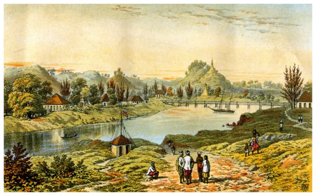 အင်္ဂလိပ်အောက် ကျသွားတဲ့ သံတွဲမြို့