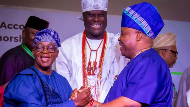 Oyetola, Adeleke, Ooni