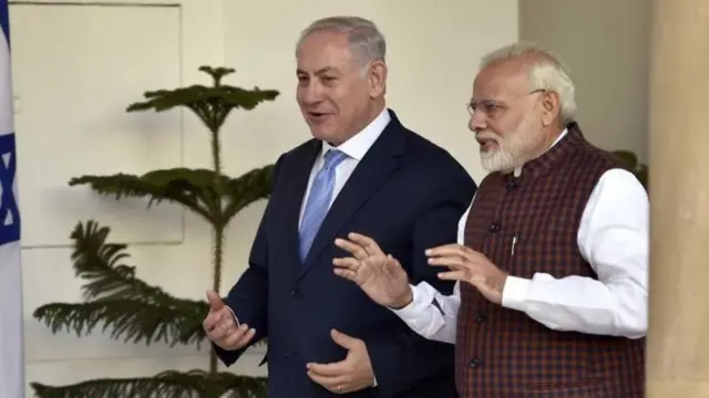 इस्रायलचे पंतप्रधान बेंजामिन नेतन्याहू यांनी नरेंद्र मोदी