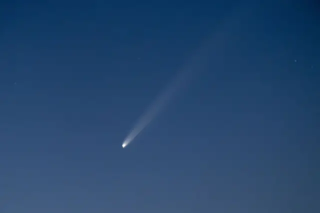 El cometa C/2023 A3 Tsuchinshan-ATLAS visto desde Canarias, España