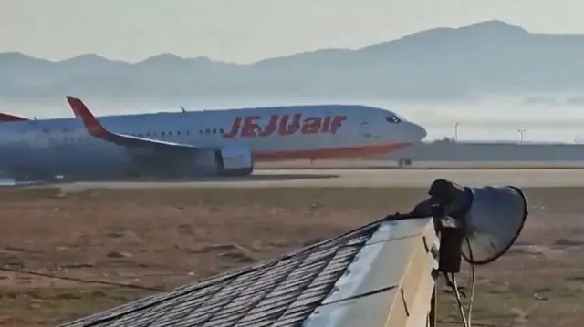 दक्षिण कोरिया का विमान दुर्घटनाग्रस्त 