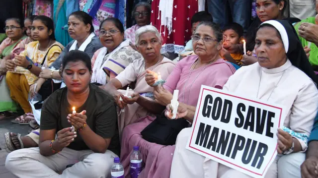 মণিপুরে শান্তির আহ্বান জানিয়ে বিহারের পাটনাতে সমাবেশ