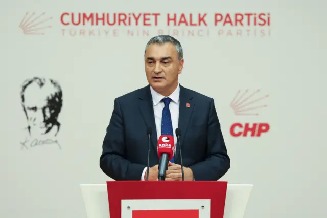 CHP Sözcüsü Müslim Sarı 17 Haziran'da kürsüde konuşma yapıyor