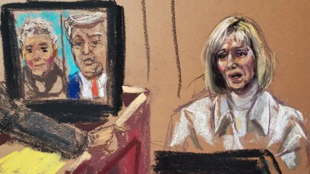 సెలబ్రిటీలు ఆడవారిని ఎక్కడైనా తాకే అవకాశం ఉందని విచారణలో ట్రంప్ అన్నారు.