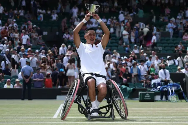 ウィンブルドン、男女とも初優勝 車いす男子は小田凱人が2回目の制覇