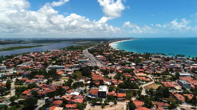 Vista aérea de Porto de Galinhas 