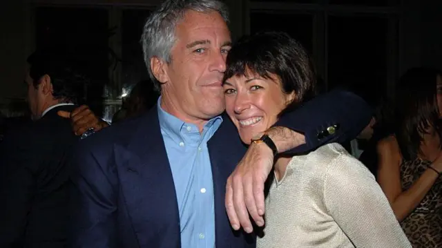 Ghislaine Maxwell com Jeffrey Epstein