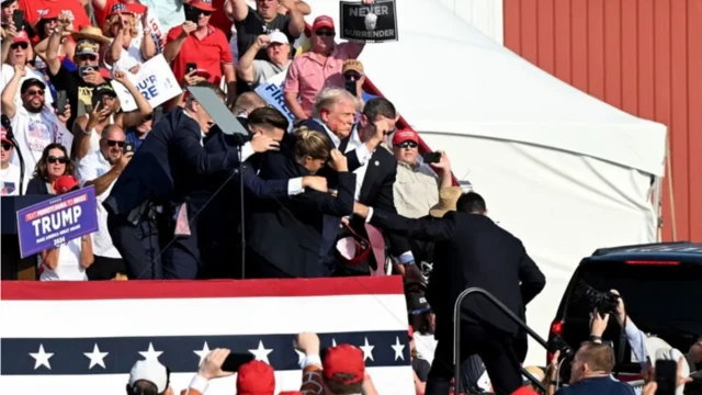 டிரம்ப் மீதான துப்பாக்கிச் சூட்டின் போது என்ன நடந்தது