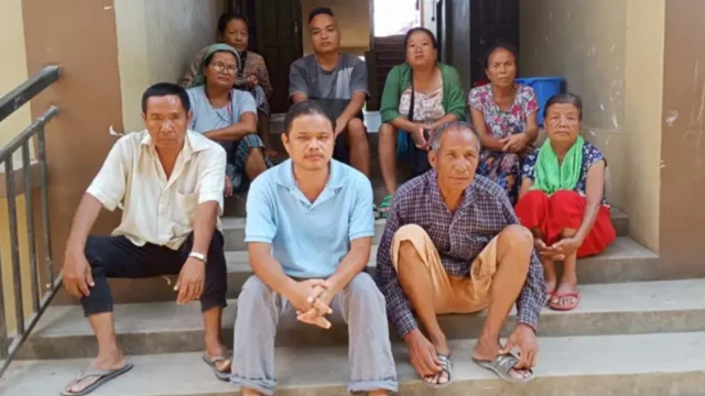 ஐஸ்வாலில் உள்ள நிவாரண முகாம்