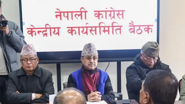 नेपाली कांग्रेस पार्टी कार्यालय सानेपामा बुधवार बसेको नेपाली कांग्रेस केन्द्रीय कार्यसमितिको बैठक 