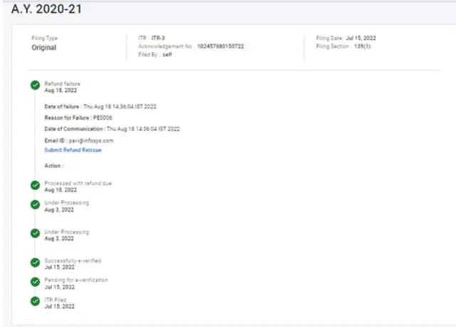 ఆదాయపు పన్ను రిఫండ్