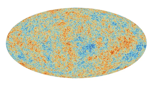 यूरोपीय अंतरिक्ष एजेंसी के प्लैंक टेलीस्कोप ने कॉस्मिक माइक्रोवेव बैकग्राउंड (सीएमबी) का मानचित्र तैयार किया है, जहाँ तापमान में अत्यंत सूक्ष्म उतार‑चढ़ाव प्रारंभिक ब्रह्मांड में पदार्थ के अलग‑अलग घनत्वों को दर्शाते हैं