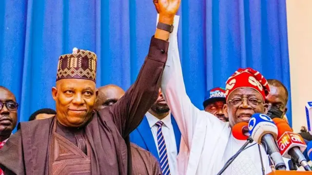 Khashim Shettima and Bola Tinubu
