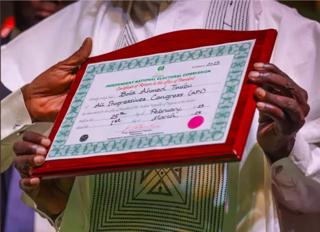 Akwụkwọ mmeri Bola Tinubu