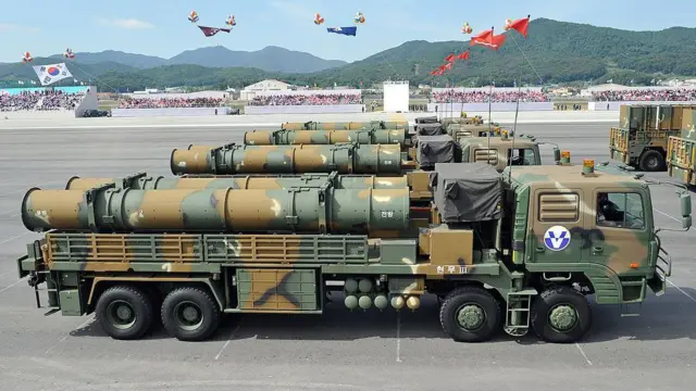 उत्तर कोरिया सैन्य परेड