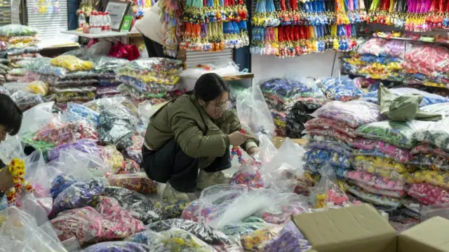 Yiwu International Trade City in Yiwu, China, on March 1, 2024.