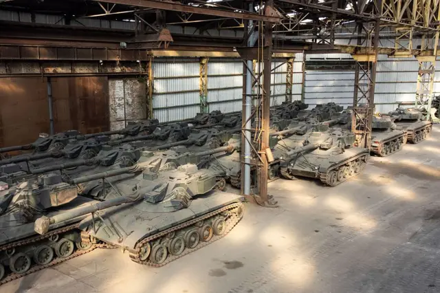 Відремонтовані німецькі танки