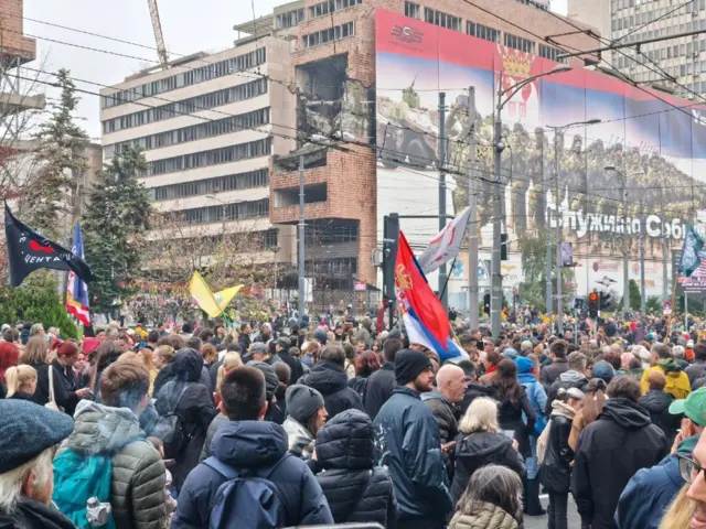 protest ispred Generalštaba