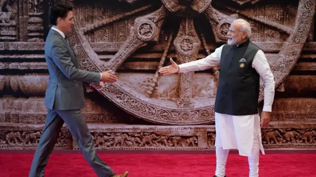 ट्रूडो और नरेंद्र मोदी
