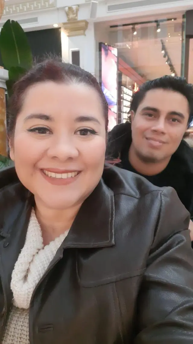 Joao maldonado y Nadia Robleto.
