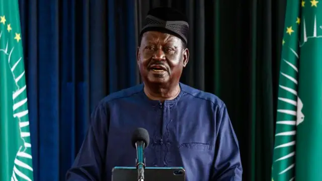 Foto of Kenyan former Prime Minister, Raila Odinga.