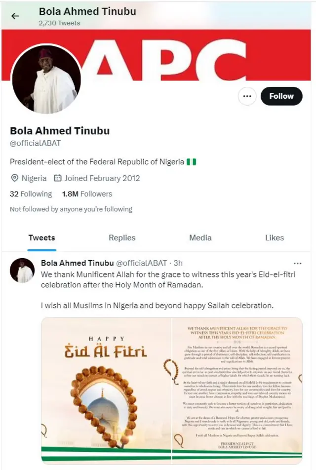 Bola Tinubu