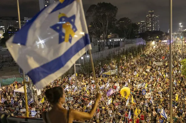 معترضان نگرانند که طرح اسرائیل برای تصرف غزه، جان گروگان‌ها را به خطر بیندازد