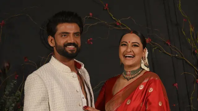 सोनाक्षी सिन्हा और ज़हीर इक़बाल 